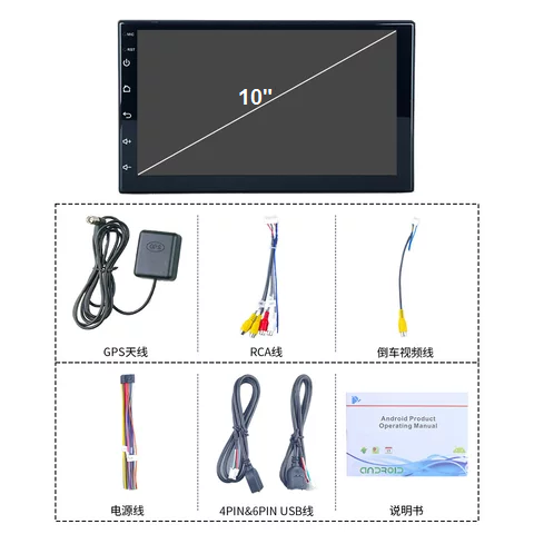 Мультимедіа магнітола з Android 10 , GPS , BT , OBD2,  WiFi AS001019 фото